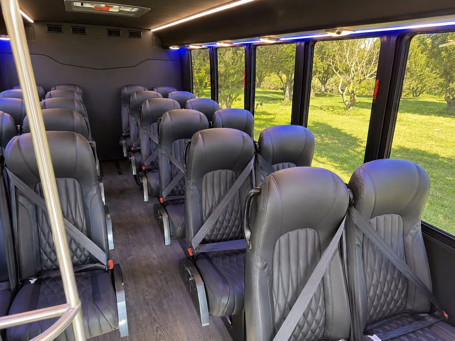 20 passenger minibus inside