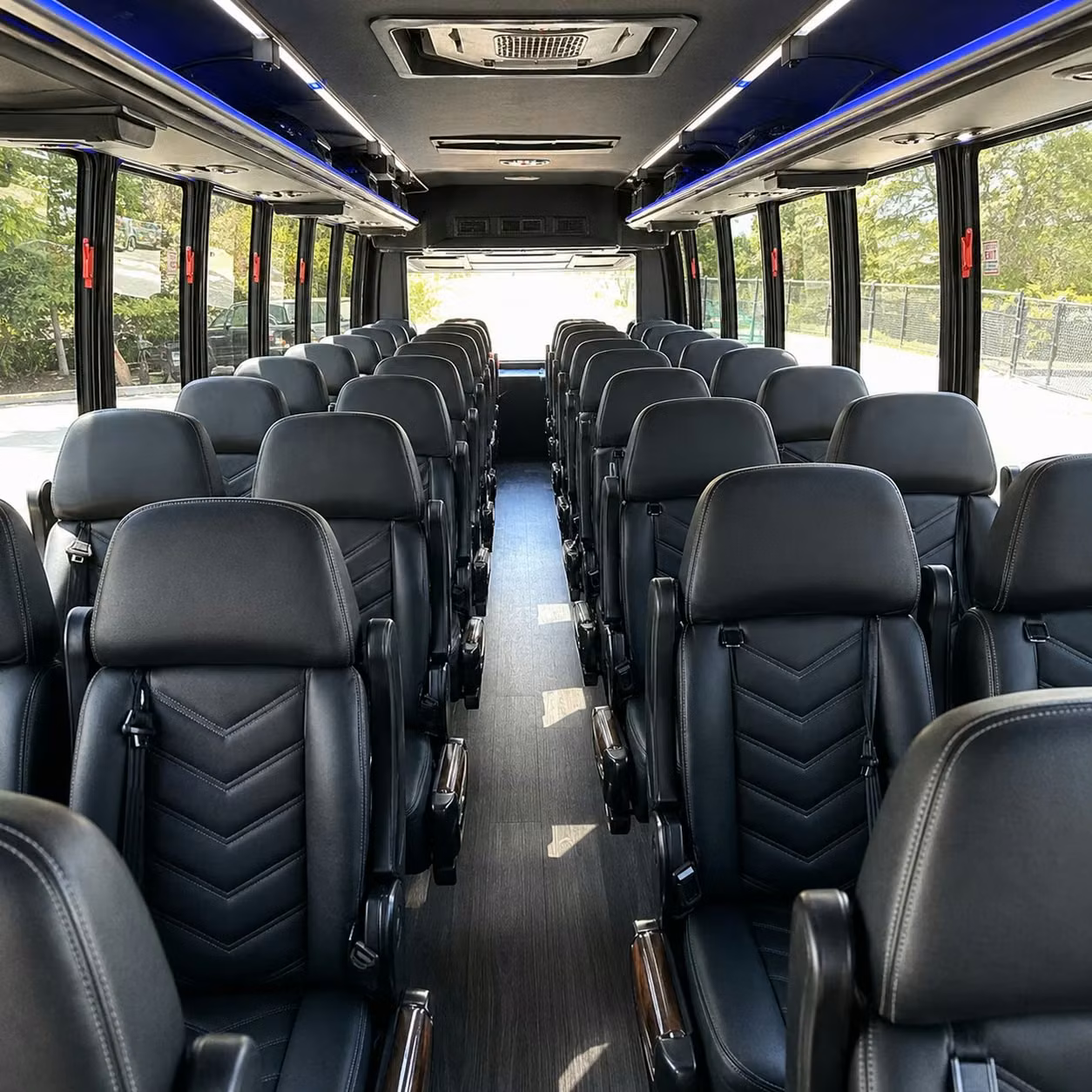 25 passenger minibus inside
