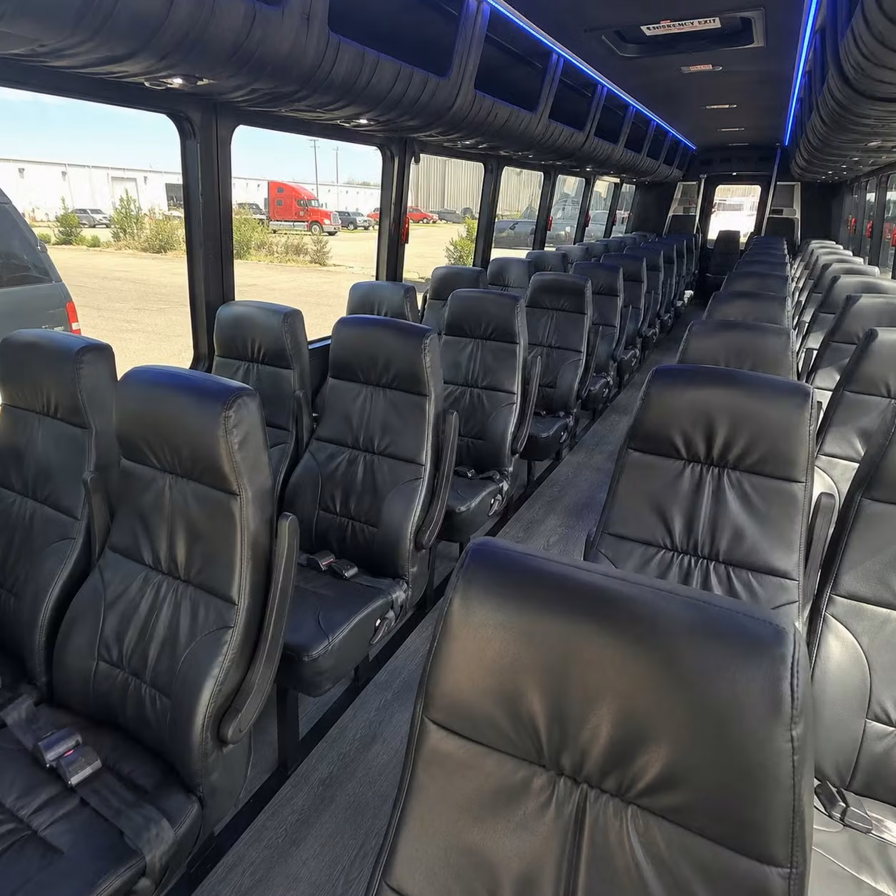 28 passenger minibus inside