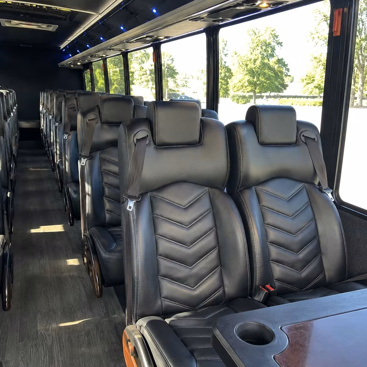 35 passenger minibus inside