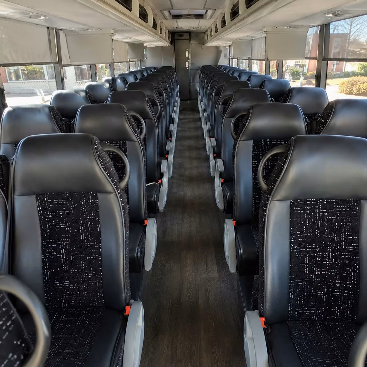 billings charter bus interior gallery
