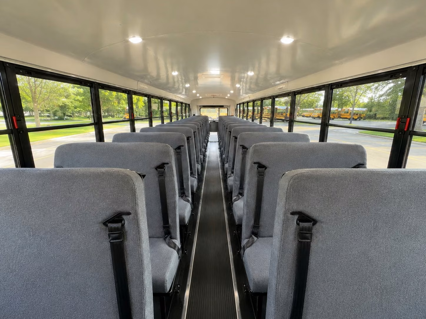 school bus interior